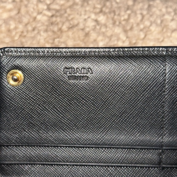 Prada 🖤 Ribbon Long wallet w Snaps - Picture 7 of 11